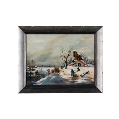 Winter landscape |Size 30 x 40 cm| Oil on canvas | Painting